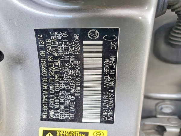 2015 LEXUS ES