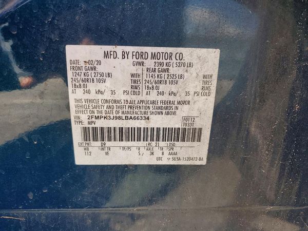 2020 FORD EDGE