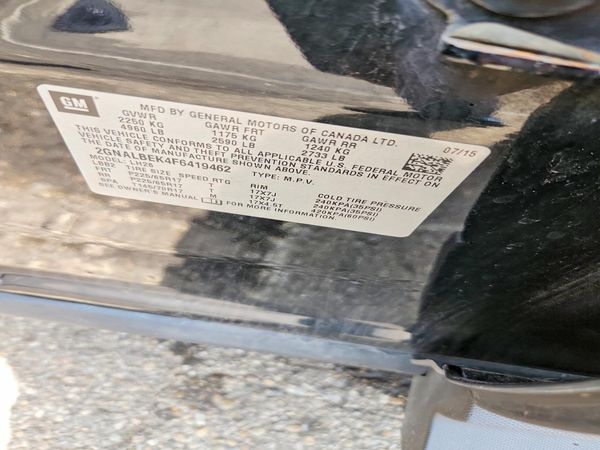 2015 CHEVROLET EQUINOX 1LT