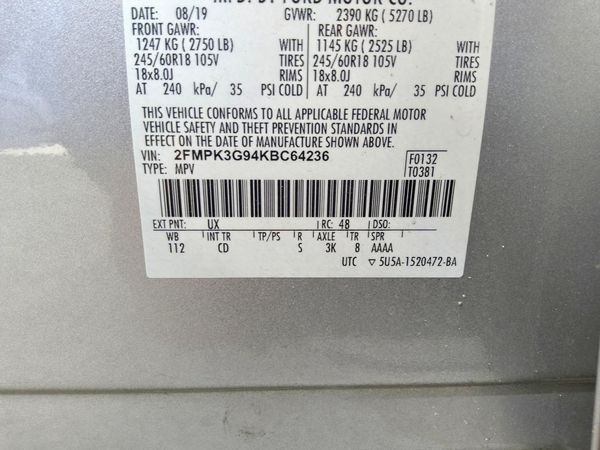 2019 FORD EDGE SE