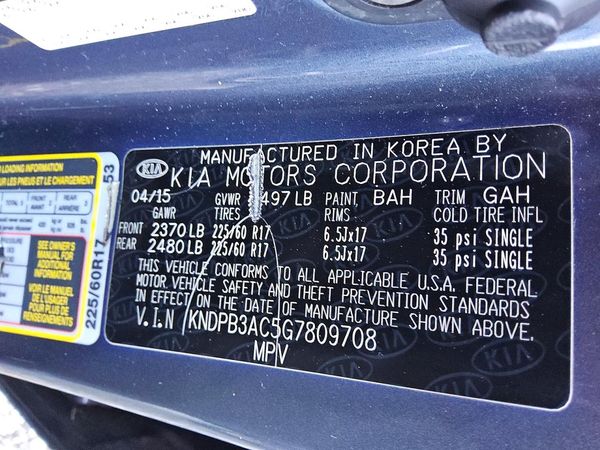 2016 KIA SPORTAGE LX w/Popular Pkg