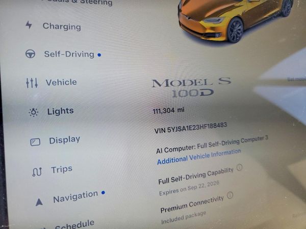 2017 TESLA MODEL S