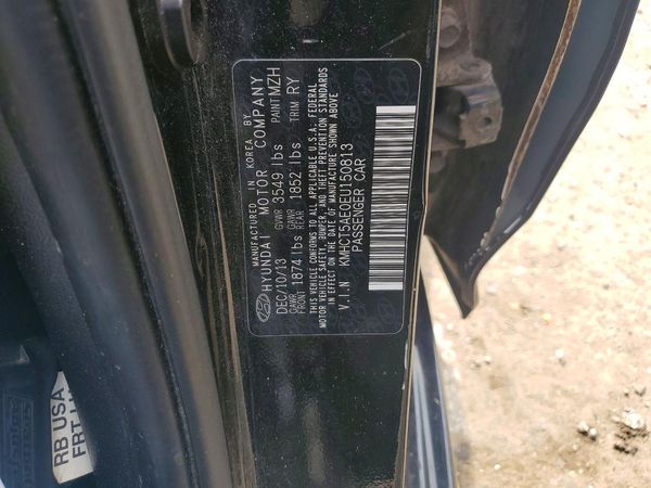 2014 HYUNDAI ACCENT 5DR GS / 4DR GLS — VINS