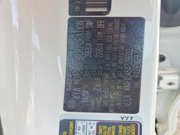 2015 KIA FORTE
