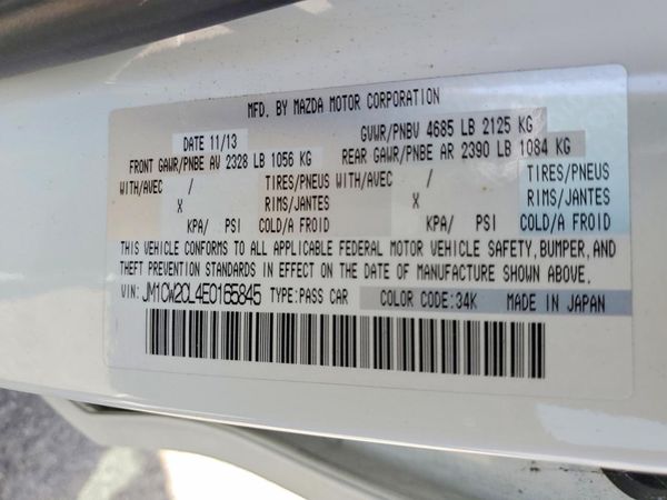2014 MAZDA 5 Touring/GS