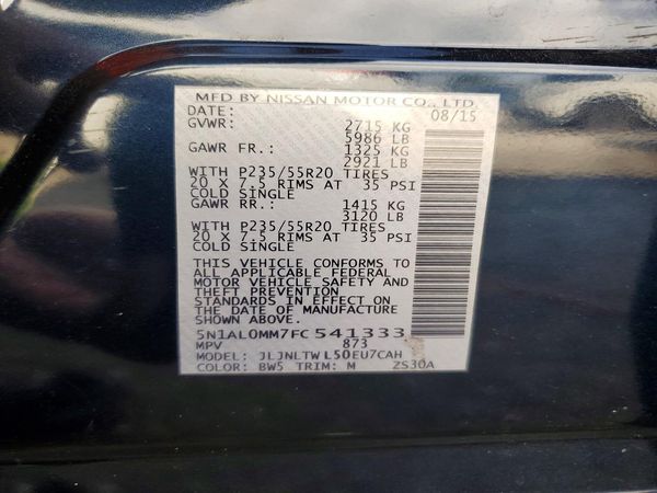 2015 INFINITI QX60