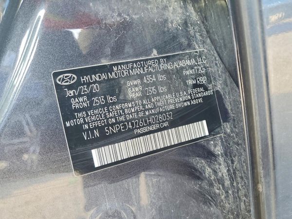 2020 HYUNDAI SONATA
