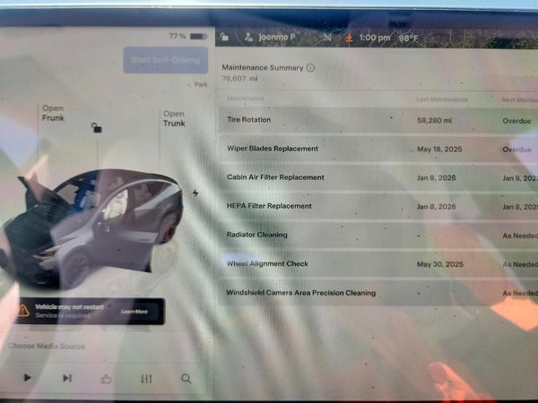 2022 TESLA MODEL Y — ODOM