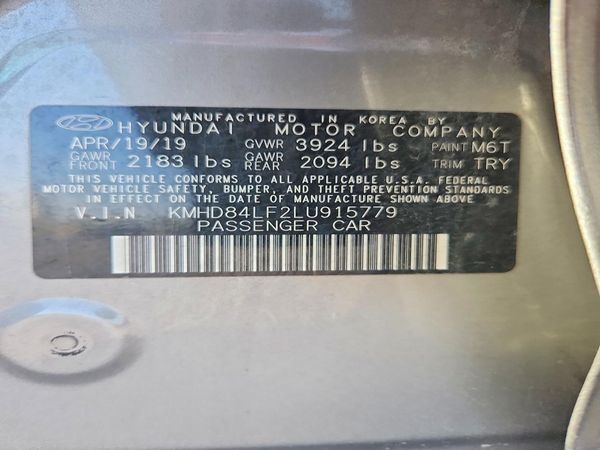 2020 HYUNDAI ELANTRA