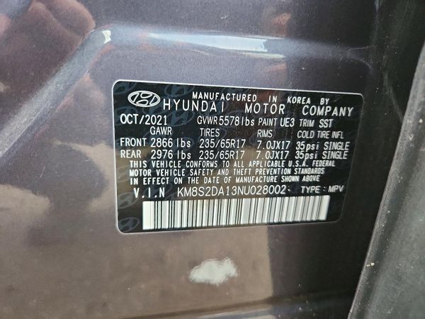 2022 HYUNDAI SANTA FE
