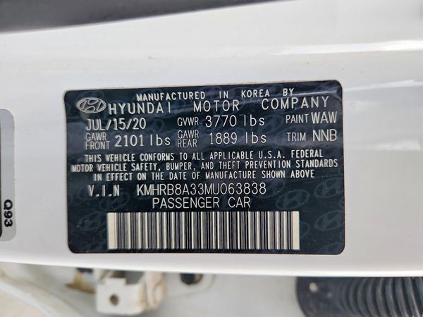 2021 HYUNDAI VENUE SE