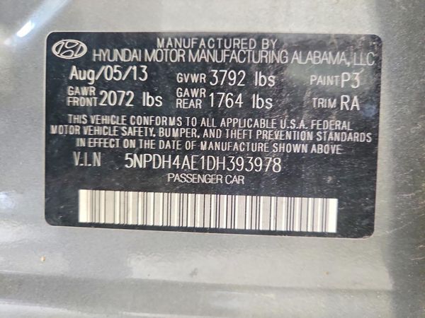 2013 HYUNDAI ELANTRA