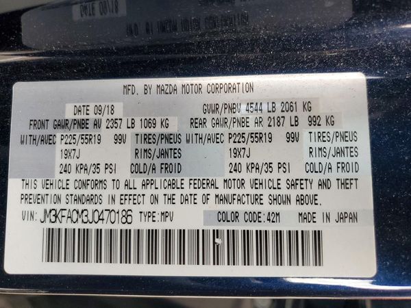 2018 MAZDA CX-5 Touring