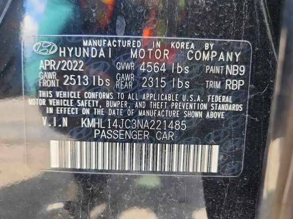 2022 HYUNDAI SONATA