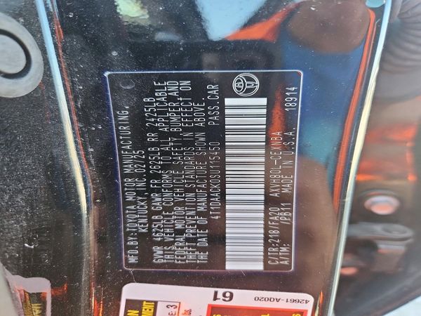 2025 TOYOTA CAMRY