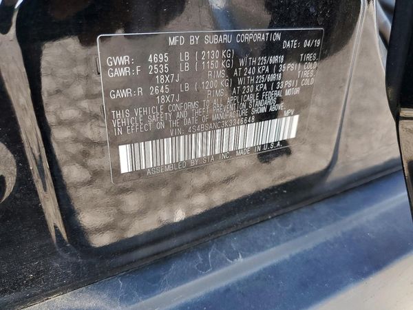 2019 SUBARU OUTBACK Limited+M/R+ES+NAVI