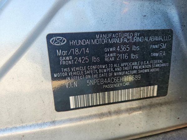 2014 HYUNDAI SONATA GLS/ GLS Popular