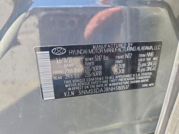 2022 HYUNDAI SANTA FE
