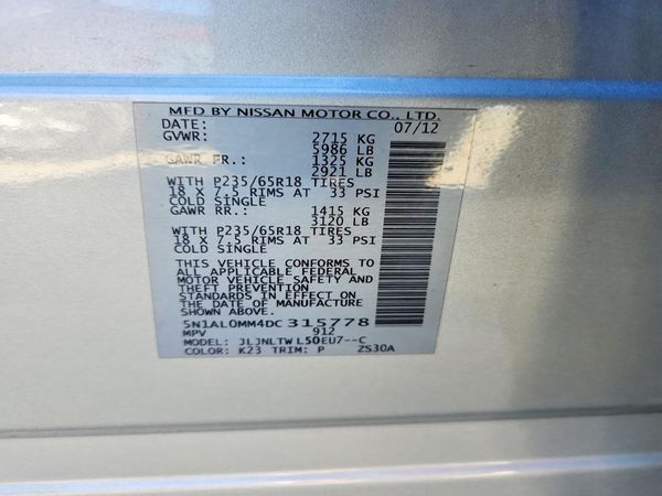 2013 INFINITI JX35