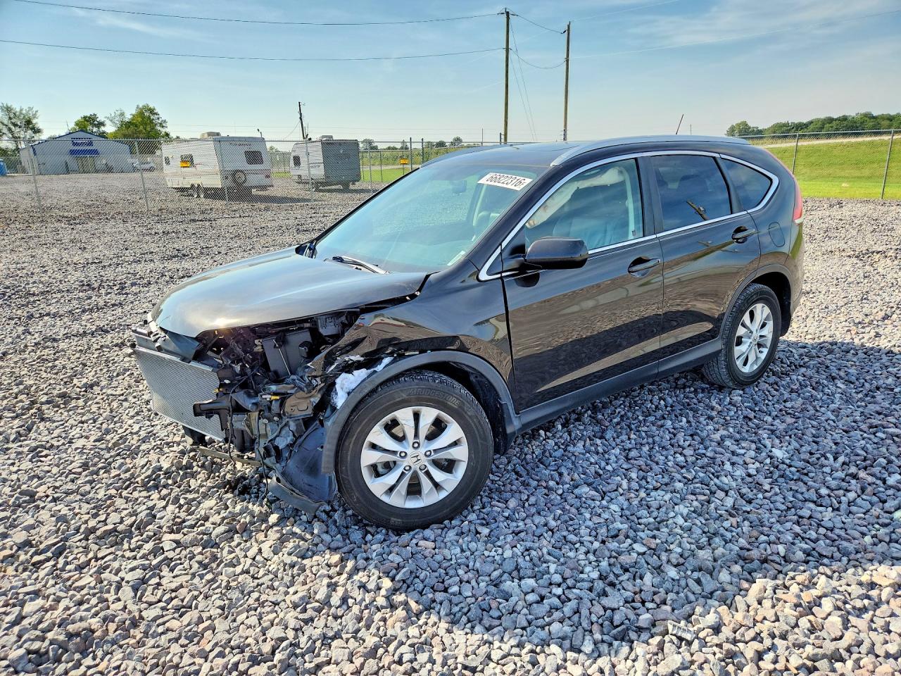 2013 HONDA CRV EX-L — Front 3/4