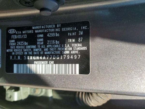 2013 KIA OPTIMA