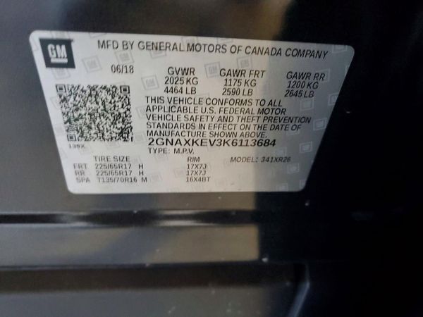 2019 CHEVROLET EQUINOX LT (1LT)