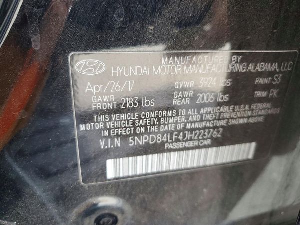 2018 HYUNDAI ELANTRA