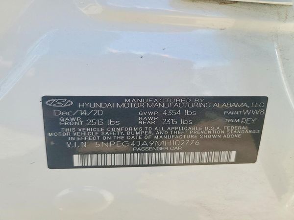 2021 HYUNDAI SONATA