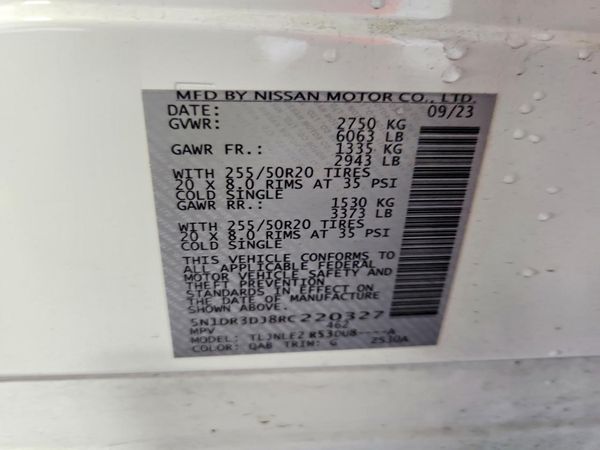 2024 NISSAN PATHFINDER PLATINUM