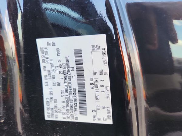 2017 FORD F150 Regular Cab