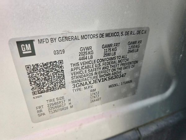 2019 CHEVROLET EQUINOX