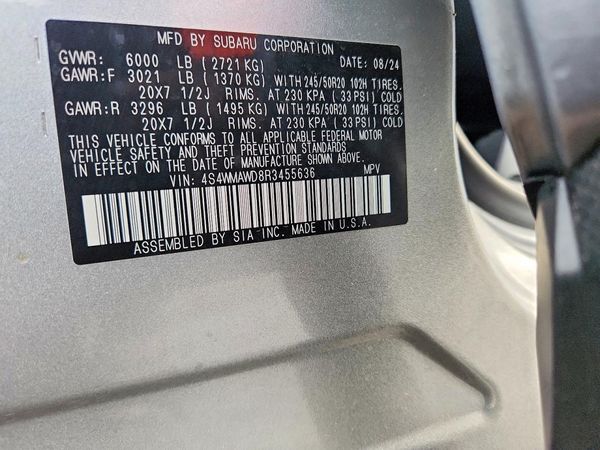 2024 SUBARU ASCENT