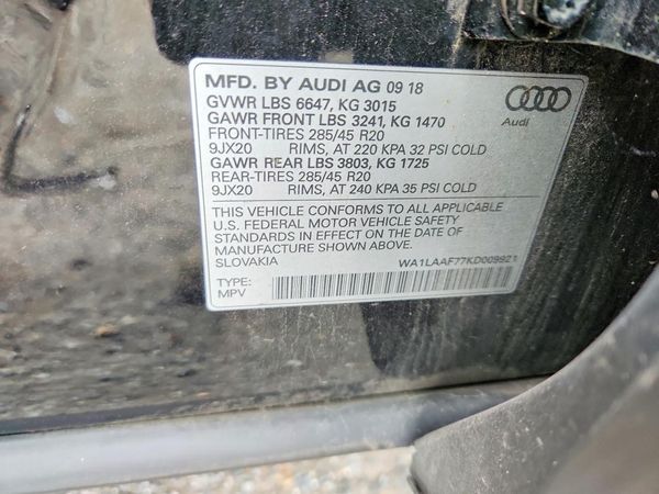 2019 AUDI Q7