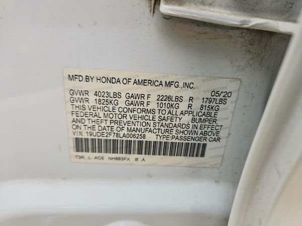2020 ACURA ILX
