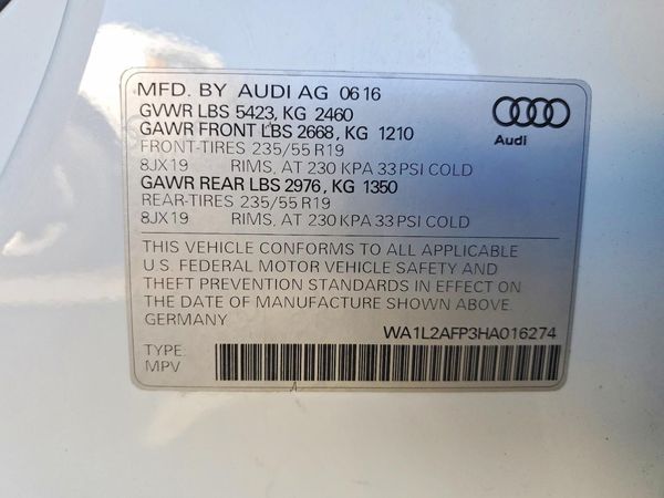 2017 AUDI Q5