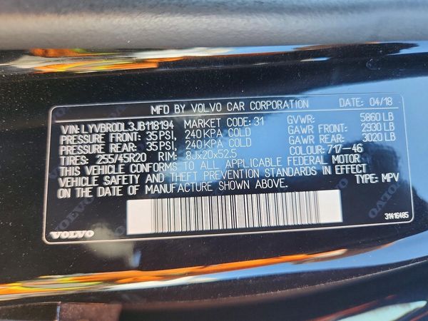 2018 VOLVO XC60 Inscription