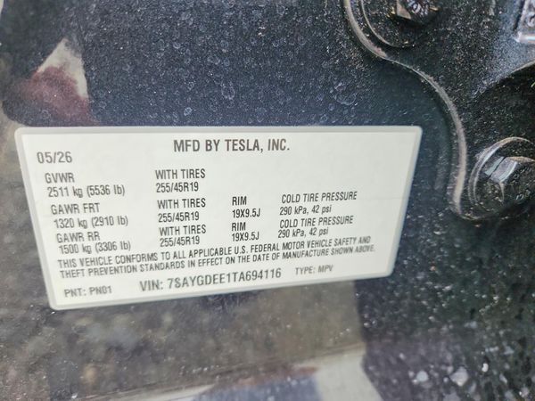 2026 TESLA MODEL Y