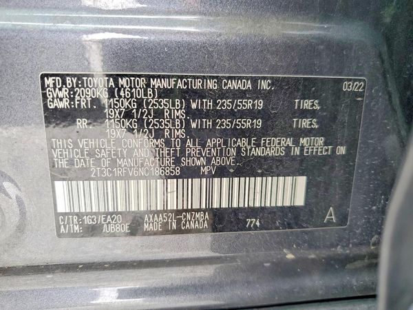 2022 TOYOTA RAV4