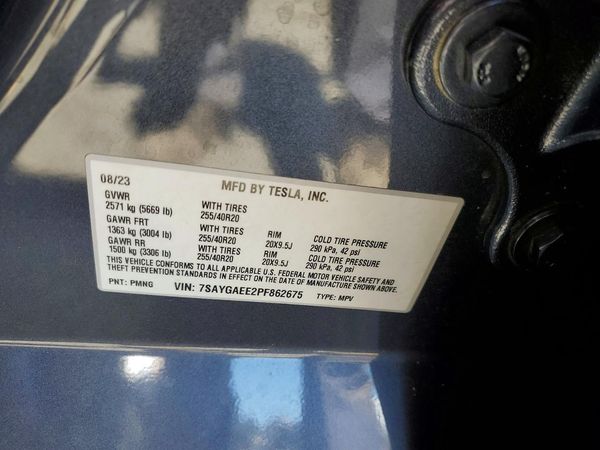 2023 TESLA MODEL Y