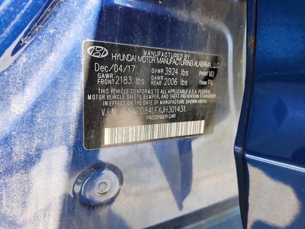 2018 HYUNDAI ELANTRA