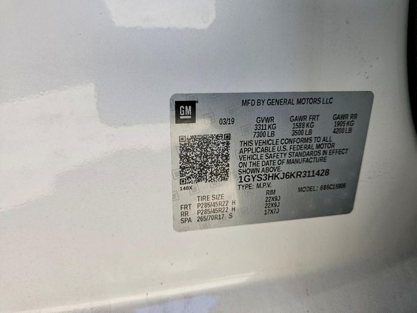 2019 CADILLAC ESCALADE