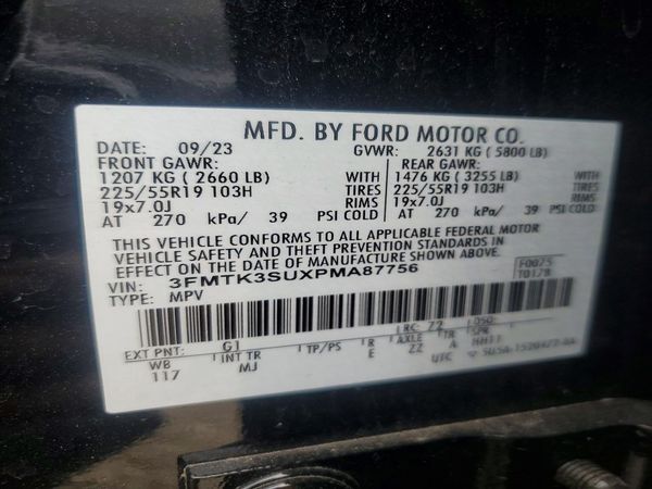 2023 FORD MUSTANG Premium — VINS