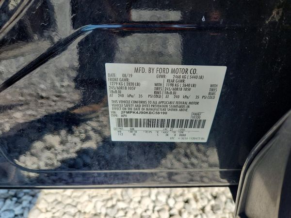 2019 FORD EDGE SEL