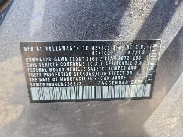 2019 VOLKSWAGEN JETTA S, SE, R-Line