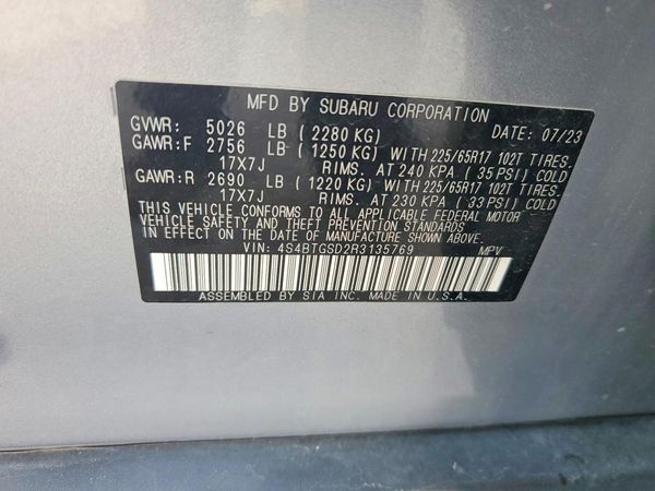 2024 SUBARU OUTBACK WILDERNESS