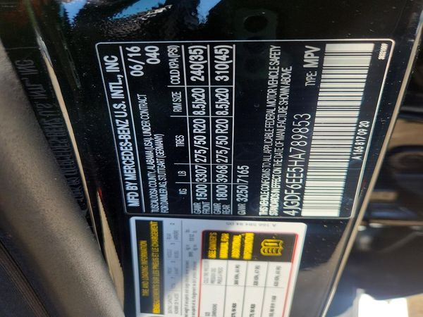 2017 MERCEDES-BENZ GLS GLS450-4M