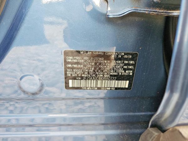 2019 SUBARU FORESTER Prm+ES+SMART