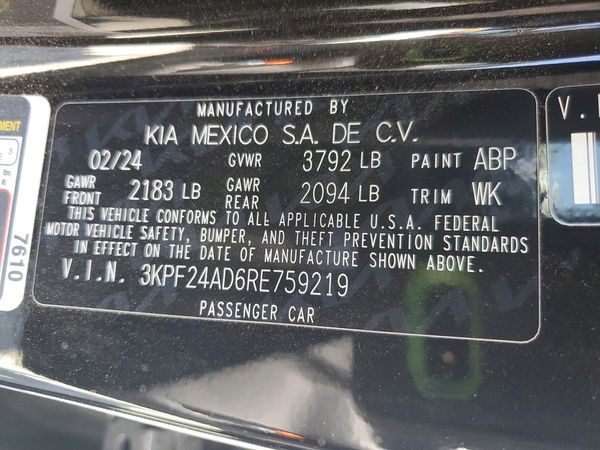 2024 KIA FORTE