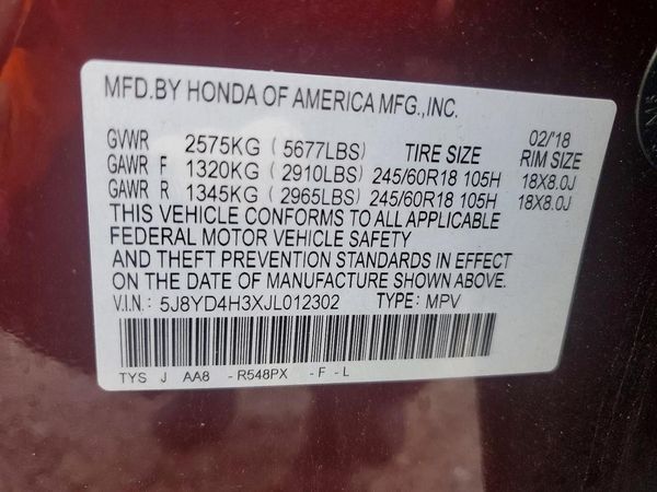 2018 ACURA MDX SH-AWD