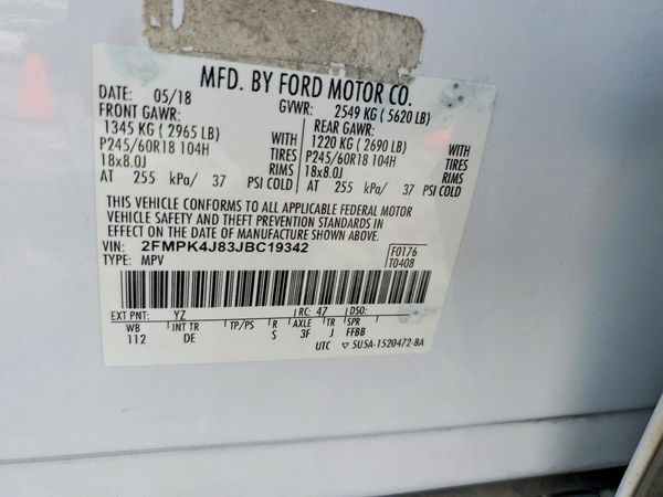 2018 FORD EDGE SEL